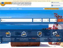 Tablet Screenshot of mediaferienportal.com